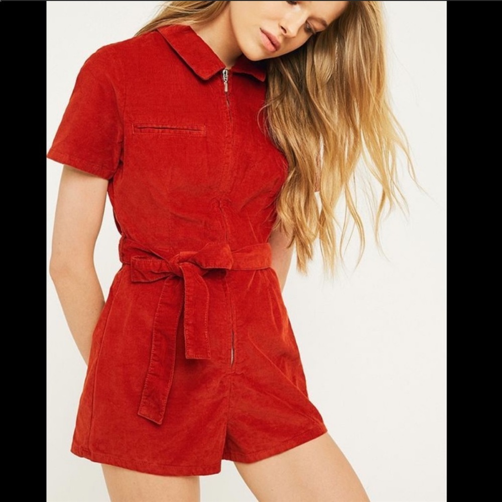 UO BDG corduroy Hello Sunshine romper 10